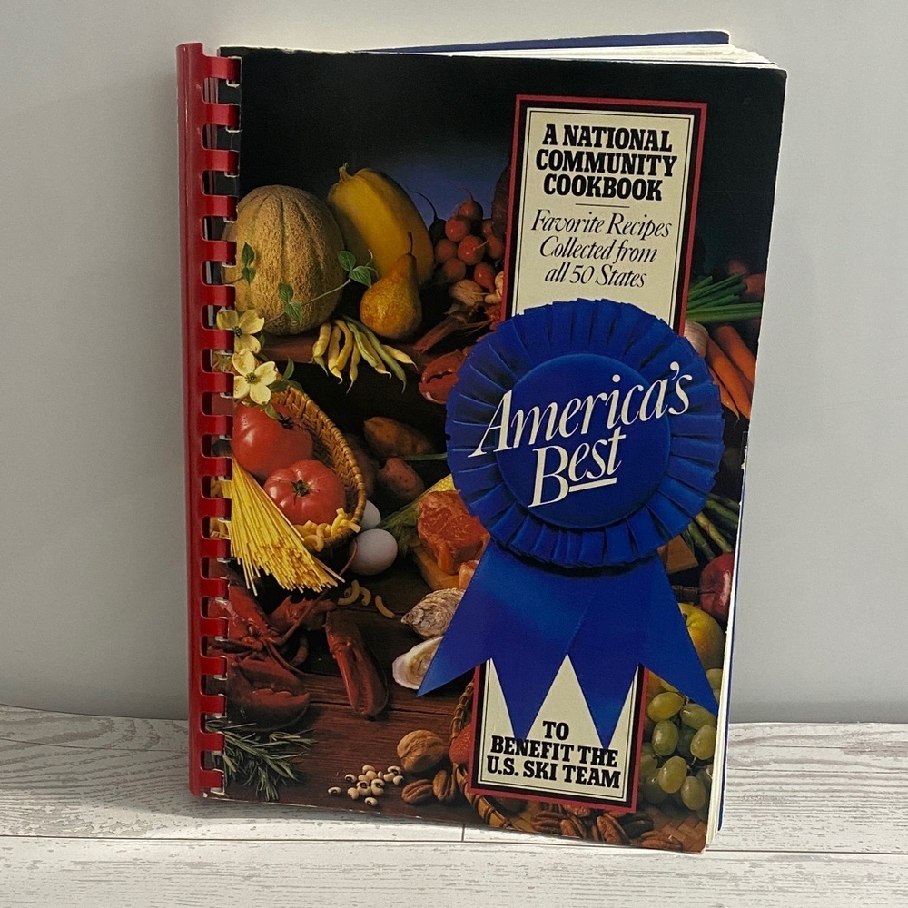 America’s Best Cookbook 1983 Community Recipes 50 States Vintage Spiral Bound